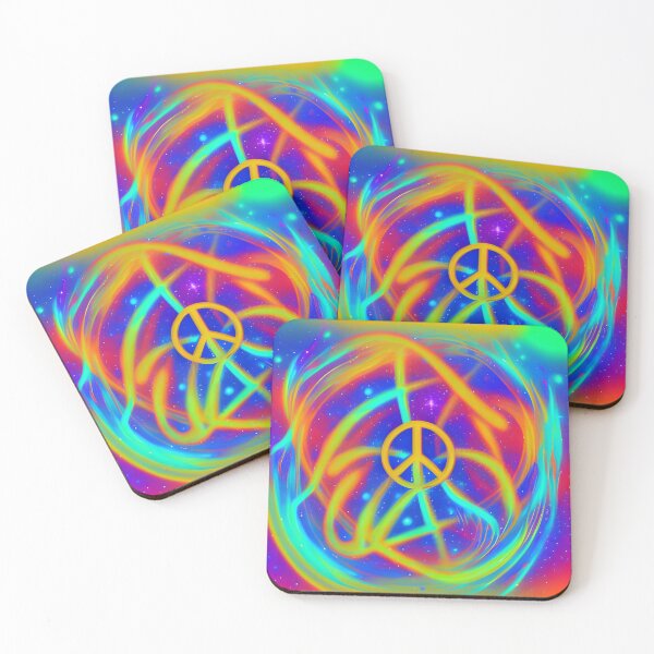 Item preview, Peace n Love (on the Dancefloor) No.9 - Astral Cosmic AI Illustration designed and sold by Recall-Design.
