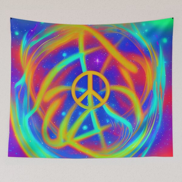 Item preview, Peace n Love (on the Dancefloor) No.9 - Astral Cosmic AI Illustration designed and sold by Recall-Design.