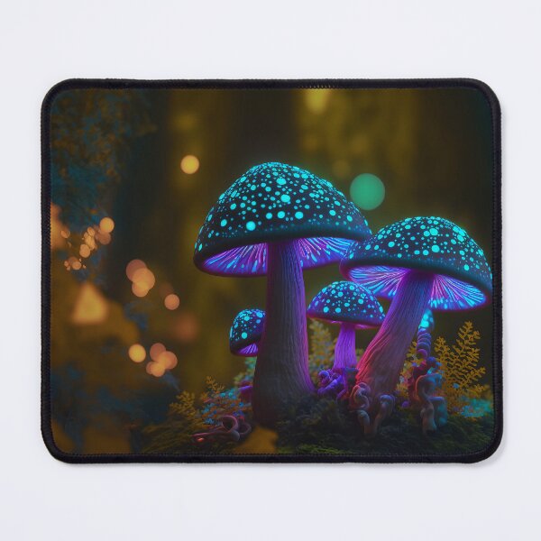 Item preview, Glowing mushrooms 5 designed and sold by Red Witch Art.