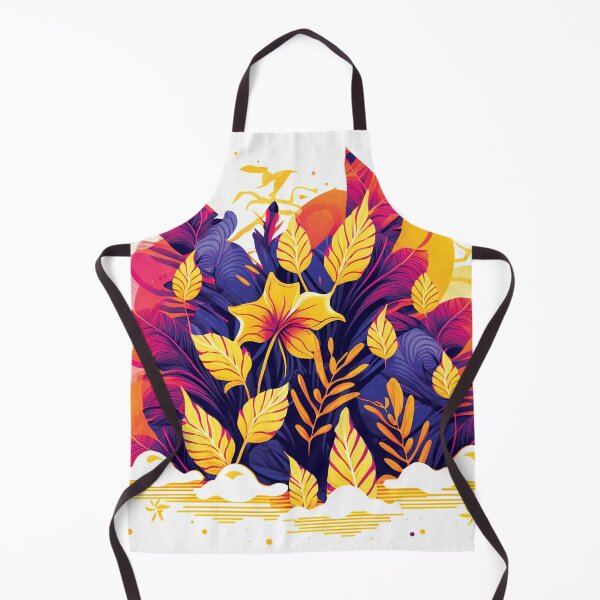 Aperçu de l'œuvre Beauté fluo motif imprimé tropical #2 créée et vendue par FunArt4You.
