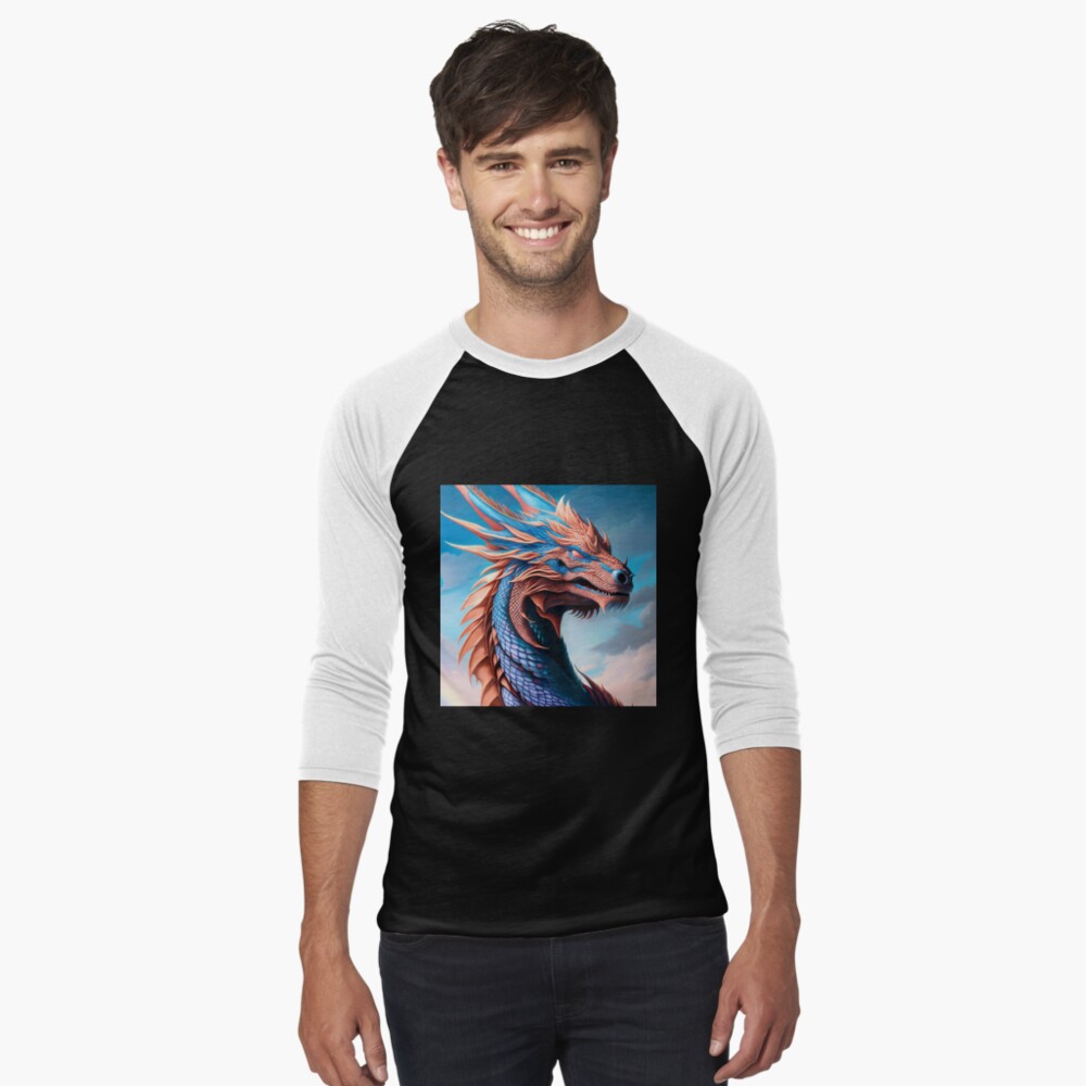 Item preview, Baseball ¾ Sleeve T-Shirt designed and sold by dragynrain.