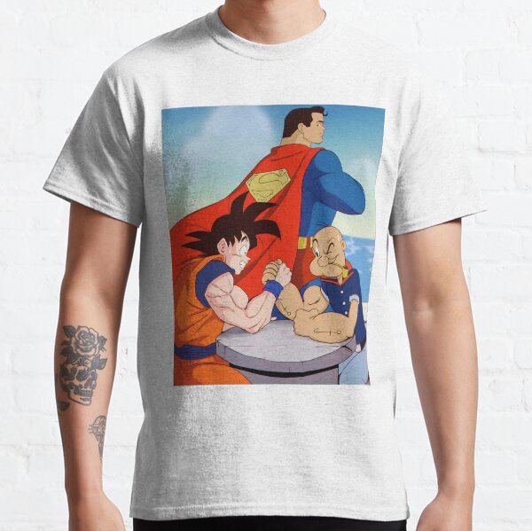 Goku vs superman t shirt hotsell