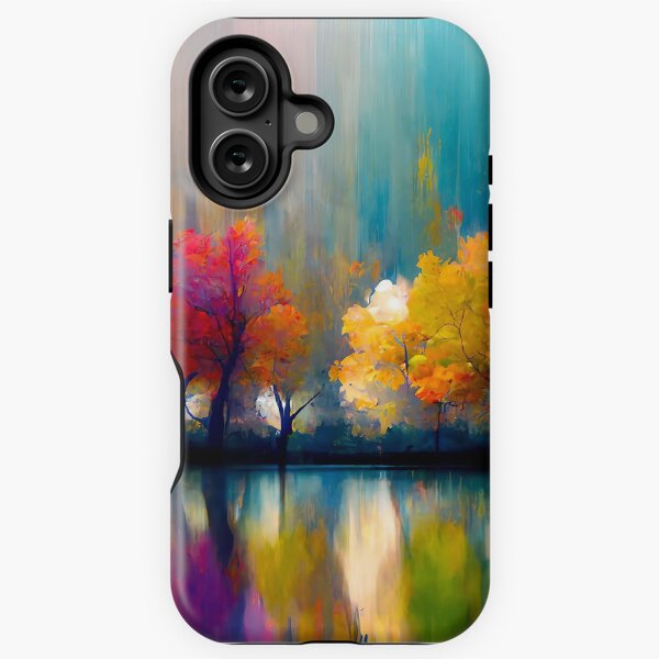 Item preview, Autumn Trees Reflecting in a Pond designed and sold by fadetocolour.