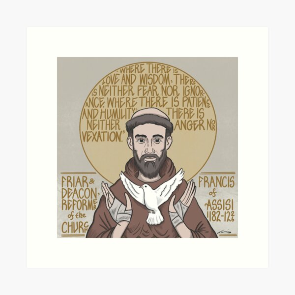 Item preview, Francis of Assisi (1182-1226), Friar and Deacon, Reformer of the Church designed and sold by LansingCreative.