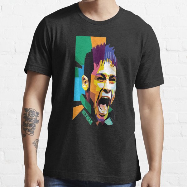 Neymar Jr Face T-shirt & Jersey Design Football Player T shirts Design for  Sports Fans & Lovers Tees - TshirtCare