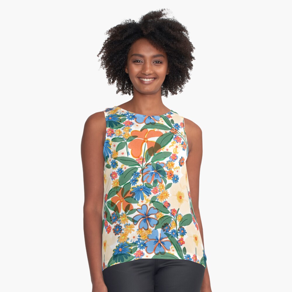 Item preview, Sleeveless Top designed and sold by chotnelle.