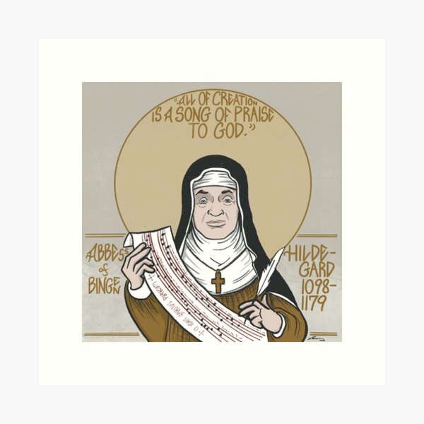Artikel-Vorschau von Hildegard (1098-1179), Äbtissin von Bingen, designt und verkauft von LansingCreative.