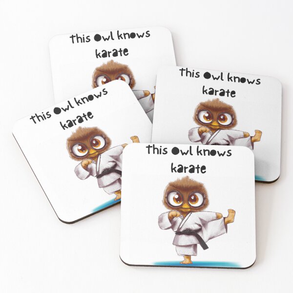Item preview, This owl knows karate designed and sold by T-shirtMill.