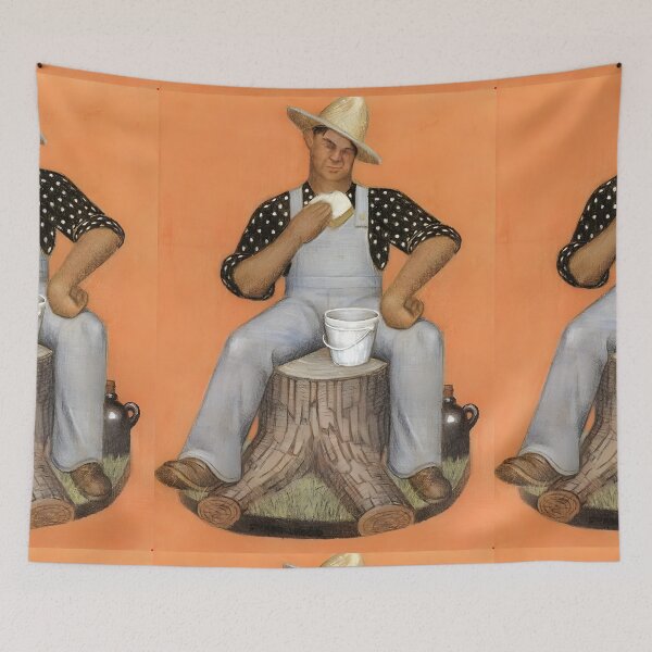 Item preview, Grant Wood  Nearsundown Laborer  designed and sold by TeeARTHY.
