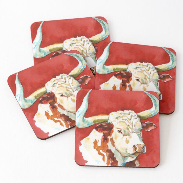 Item preview, Cow Bull in Watercolor designed and sold by phillipbooth.