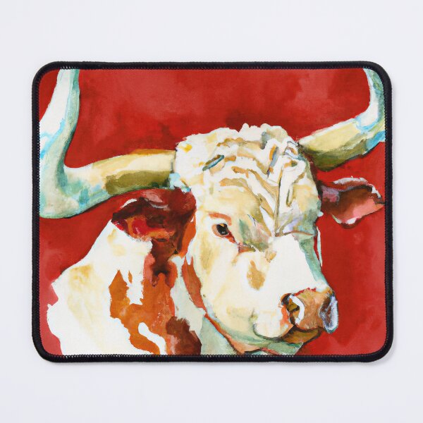 Item preview, Cow Bull in Watercolor designed and sold by phillipbooth.