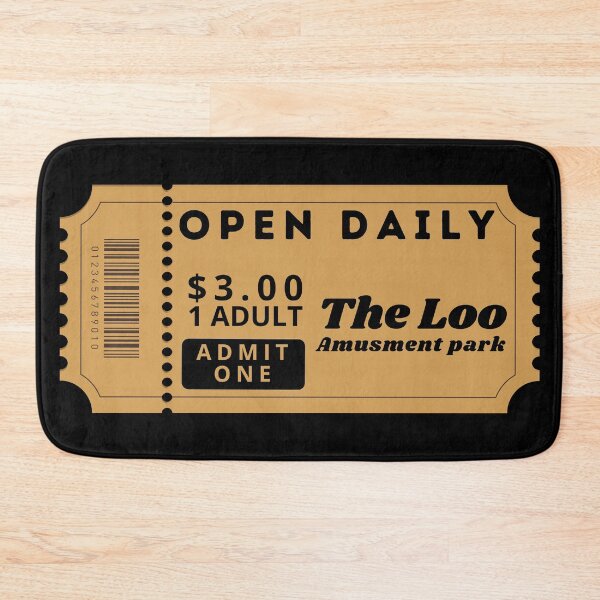 Item preview, Ticket to the amusement park the loo designed and sold by DandyRabbit.