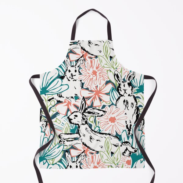 Item preview, Rabbits in the abstract woodland designed and sold by Claudia S. Design.