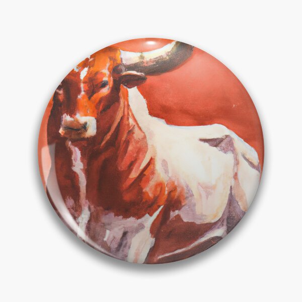 Item preview, Cow Bull in Watercolor designed and sold by phillipbooth.