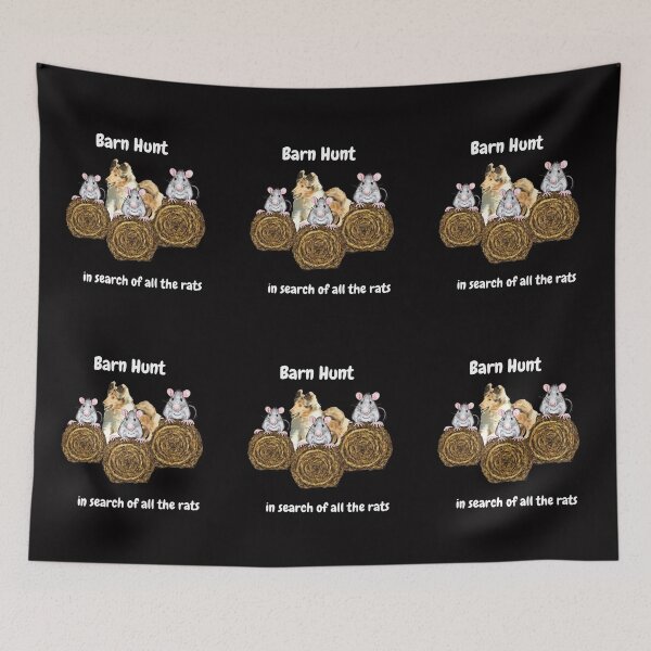 Item preview,  Funny Barn Hunt - in search of all the rats with a rough collie designed and sold by Just4doglovers.