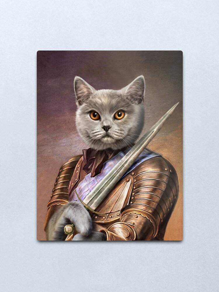 Alternate view of Persian Cat Portrait - Balou Metal Print