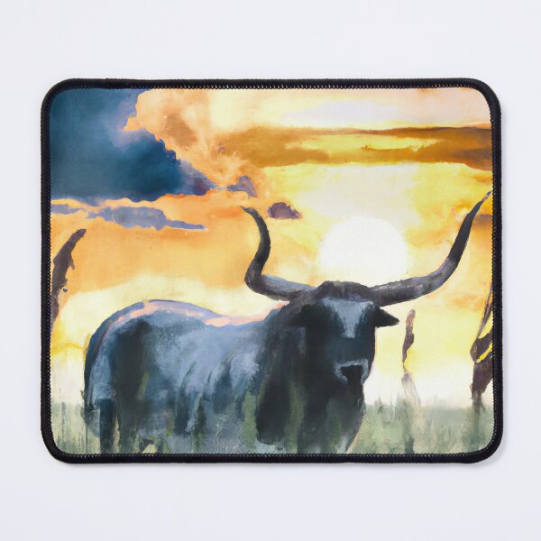 Item preview, Cow Bull in Watercolor designed and sold by phillipbooth.