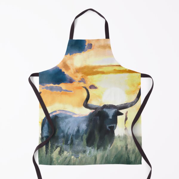 Item preview, Cow Bull in Watercolor designed and sold by phillipbooth.