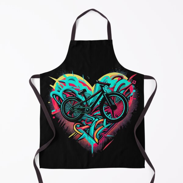 Item preview, BMX Heart Design - for BMX riders and lovers in Valentine's Day colors (1) designed and sold by TourDePassion.