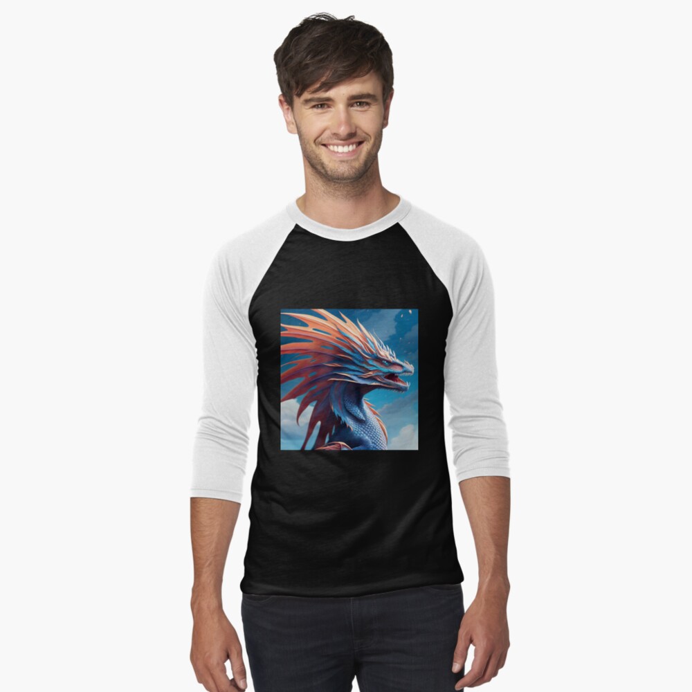 Item preview, Baseball ¾ Sleeve T-Shirt designed and sold by dragynrain.