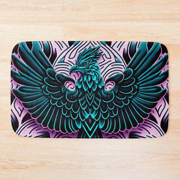 Item preview, Radical 1990s Firebird Pattern | Bright Pink Bird | Pastel Colored Birds | Bird Power | Pastel Firebird | high resolution designed and sold by Synthetic-Intel.