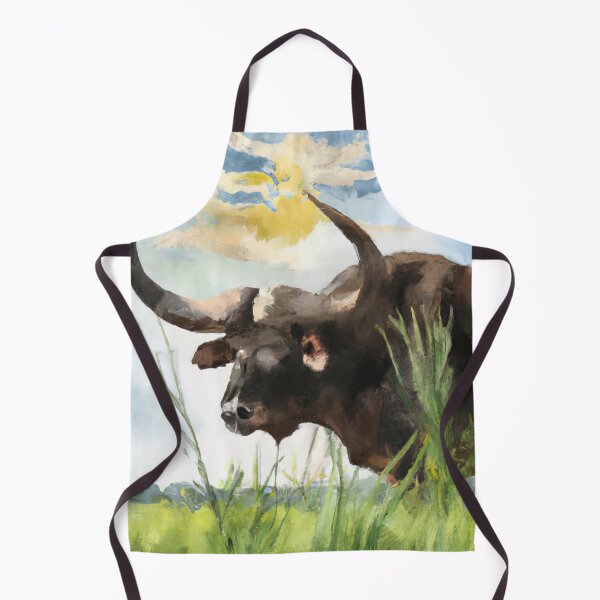 Item preview, Cow Bull in Watercolor designed and sold by phillipbooth.