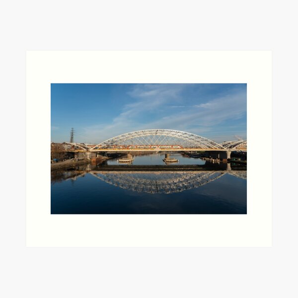 Item preview, Krakow railway bridge reflections designed and sold by hawkie.