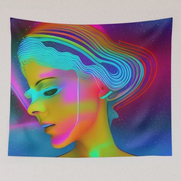 Item preview, Cold Rushin' (Love Vibration) No.6 - Astral Cosmic AI Illustration designed and sold by Recall-Design.