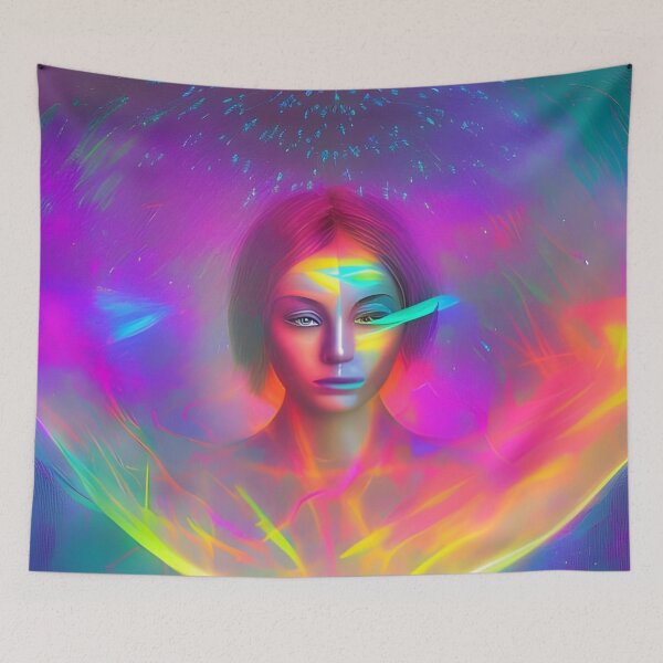 Item preview, Cold Rushin' (Love Vibration) No.7 - Astral Cosmic AI Illustration designed and sold by Recall-Design.