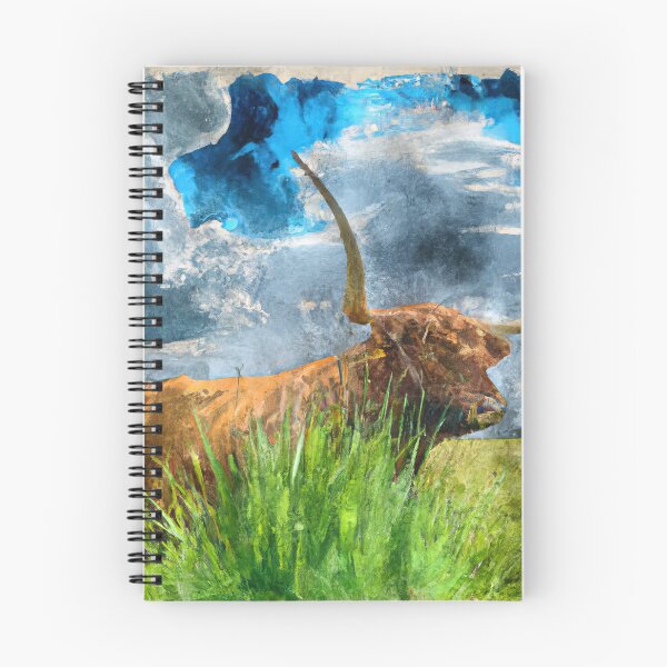 Item preview, Cow Bull in Watercolor designed and sold by phillipbooth.