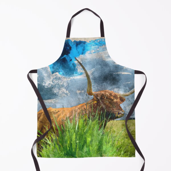 Item preview, Cow Bull in Watercolor designed and sold by phillipbooth.