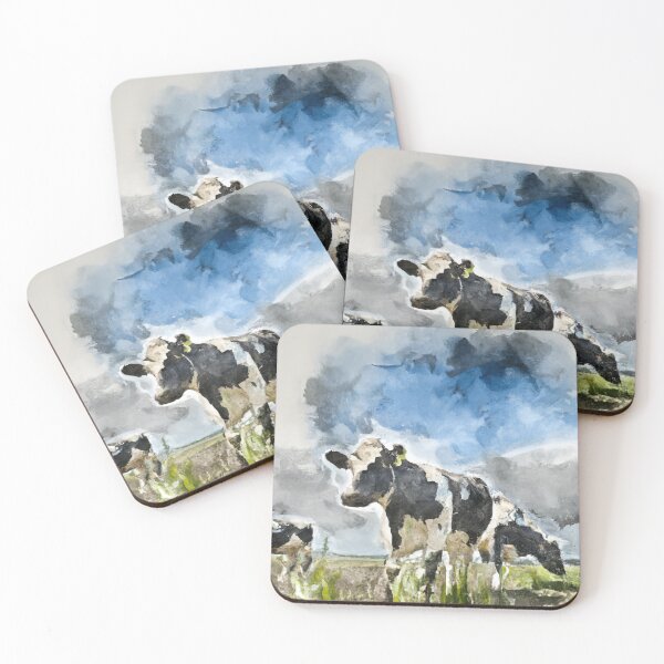 Item preview, Cow Bull in Watercolor designed and sold by phillipbooth.