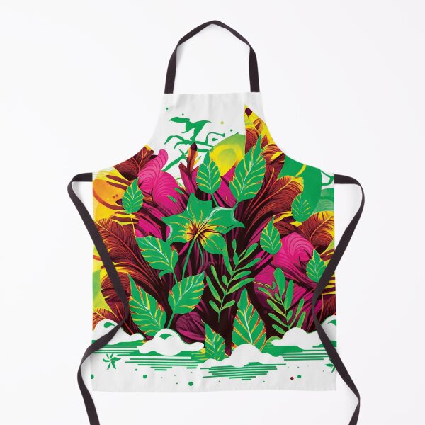 Aperçu de l'œuvre Beauté fluo motif imprimé tropical #5 créée et vendue par FunArt4You.