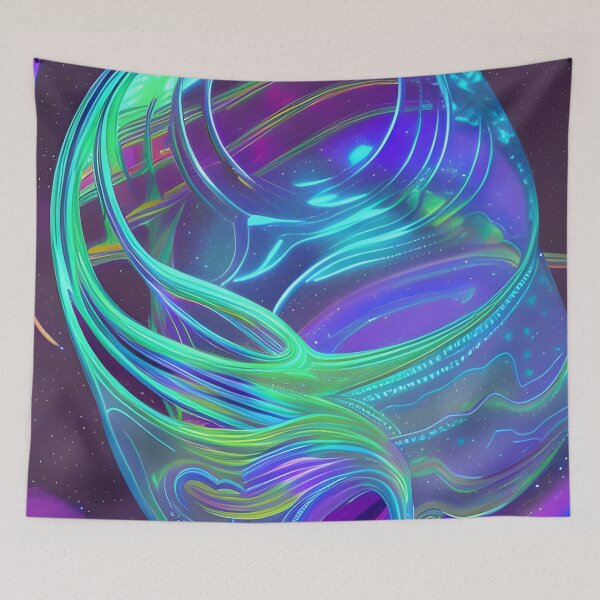 Item preview, Cold Rushin' (Love Vibration) No.9 - Astral Cosmic AI Illustration designed and sold by Recall-Design.