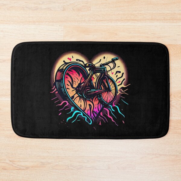 Item preview, BMX Heart Design - for BMX riders and lovers in Valentine's Day colors (2) designed and sold by TourDePassion.
