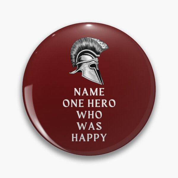 Item preview, Name one hero who was happy, the song of achilles  designed and sold by bau33Clothing.