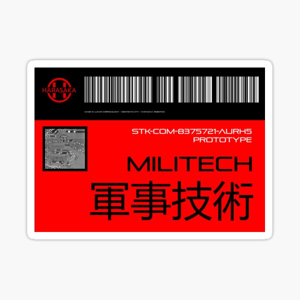 Artikel-Vorschau von Cyberpunk Harasaka Miltech {Batterie}, designt und verkauft von Harasaka Robotics.