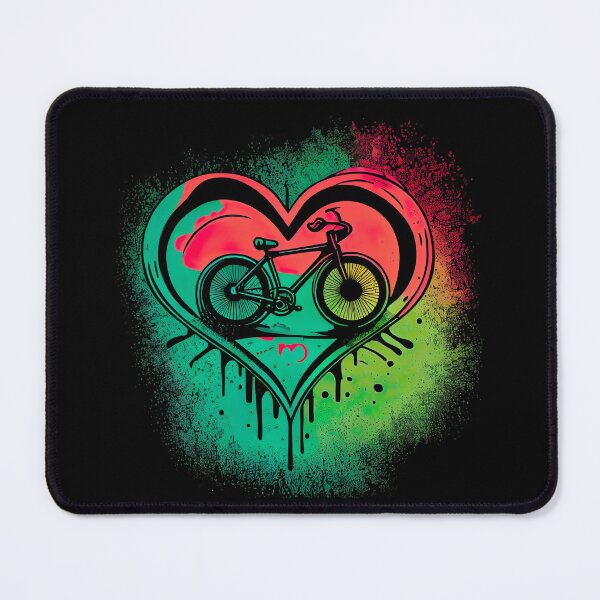 Item preview, BMX Heart Design - for BMX riders and lovers in Valentine's Day colors (3) designed and sold by TourDePassion.