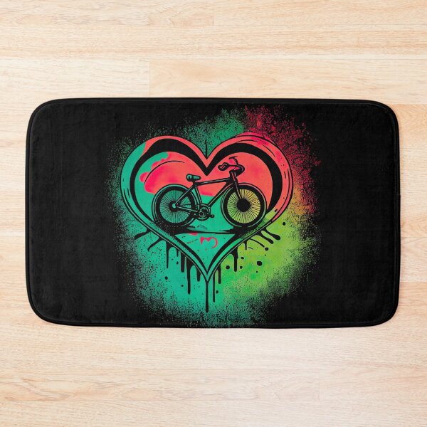 Item preview, BMX Heart Design - for BMX riders and lovers in Valentine's Day colors (3) designed and sold by TourDePassion.