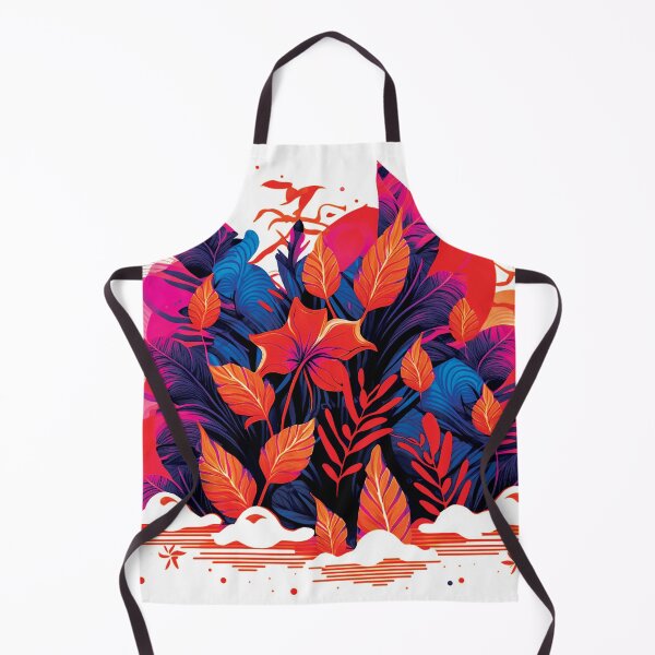 Aperçu de l'œuvre Beauté fluo motif imprimé tropical #6 créée et vendue par FunArt4You.
