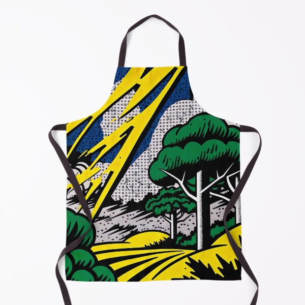 Artikelvorschau, Nature Pop Art: eine lebendige Landschaft im Geiste von Roy Lichtenstein entworfen und verkauft von Papouilles.