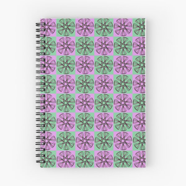 Item preview, Spirograph Purple-Green Checker Pattern designed and sold by TravellingAlle.