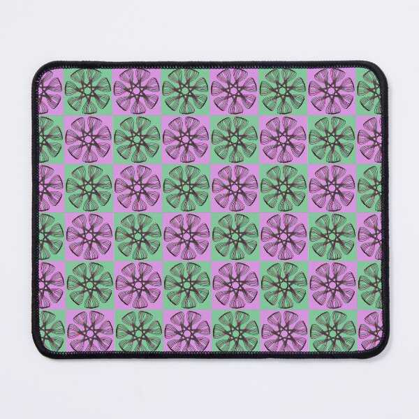 Item preview, Spirograph Purple-Green Checker Pattern designed and sold by TravellingAlle.