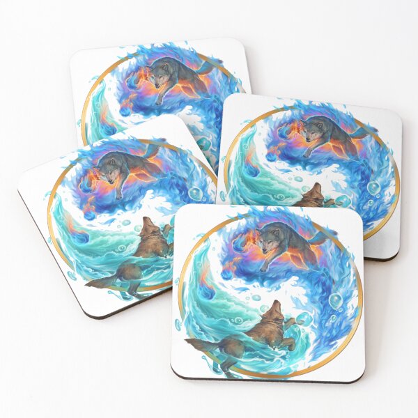Item preview, Ying Yang Wolves designed and sold by dolphinandcow.