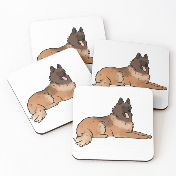 Item preview, Belgian shepherd tervuren dog cute illustration  designed and sold by Yarafantasyart.