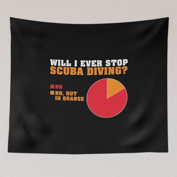 Item preview, Will I Ever Stop Scuba Diving Funny Diving designed and sold by StrongShirts.