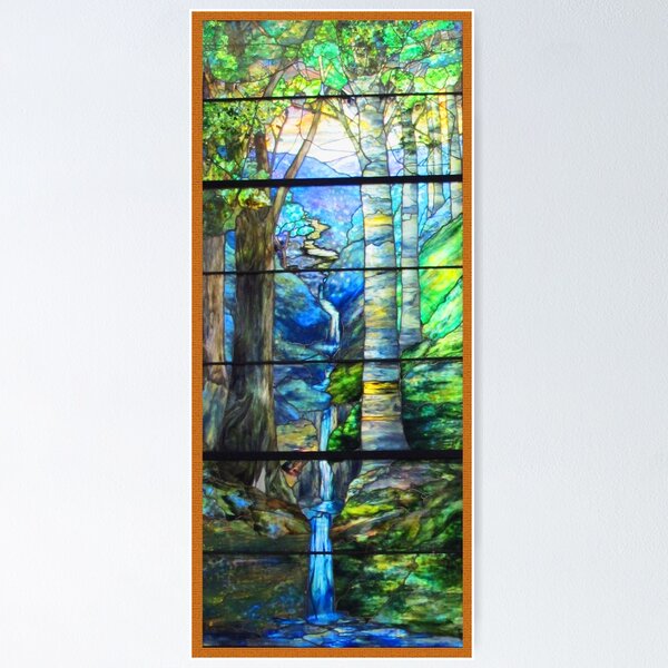 Louis Comfort Tiffany, Landscape with a Greek Temple Poster for Sale by  NouveauEra