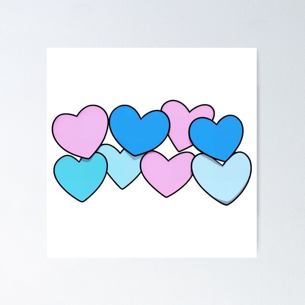 Item preview, Lindo adhesivo de corazones de amor multicolor surtidos designed and sold by bootifull.