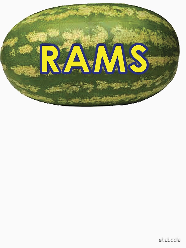 "Rams Melon Head" Tshirt for Sale by shaboola Redbubble mobsquad t