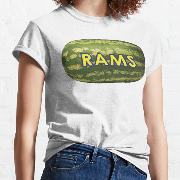 Rams Head Royal Blue & Yellow T-Shirt / Los Angeles LA RAMS Unisex Men